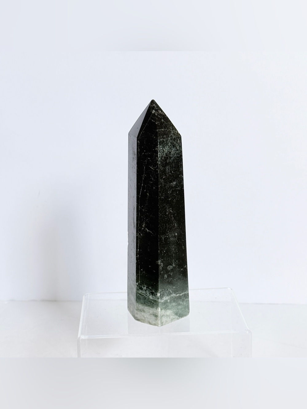 Tai Chi Jasper Tower Obelisk – 6 Sided Polished Crystal Point 6.5” 532g